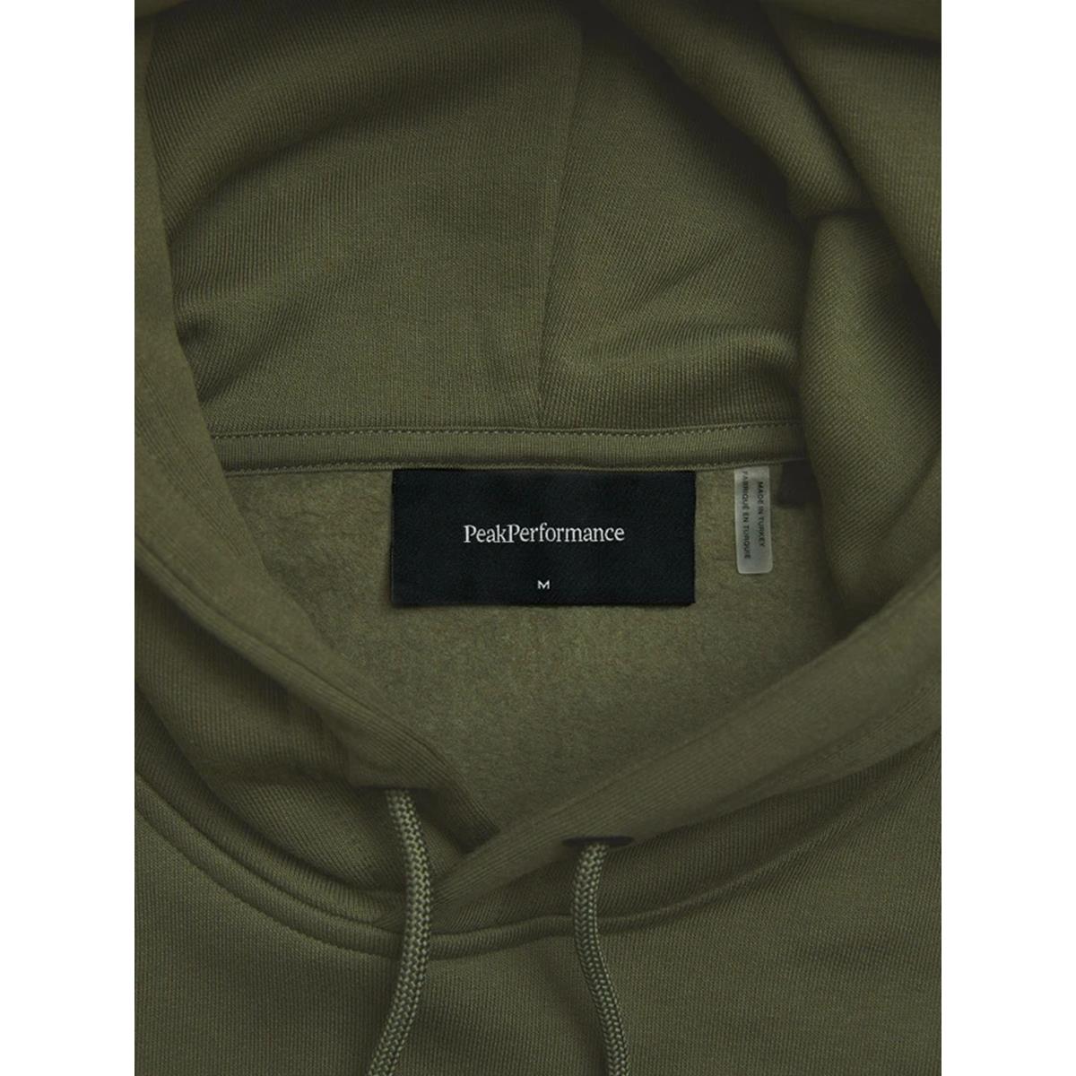 Peak Performance Herren Original Small Logo Hood Pine Needle