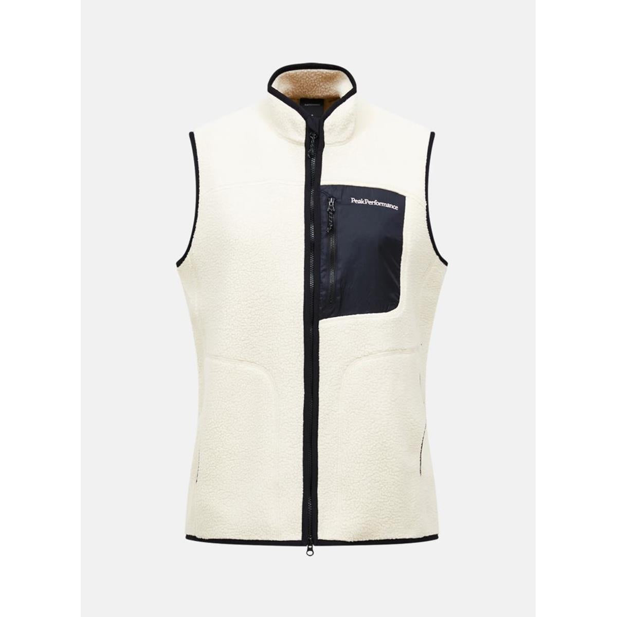 Peak Performance M NatureRush Pile Vest sand fog black Herren Weste