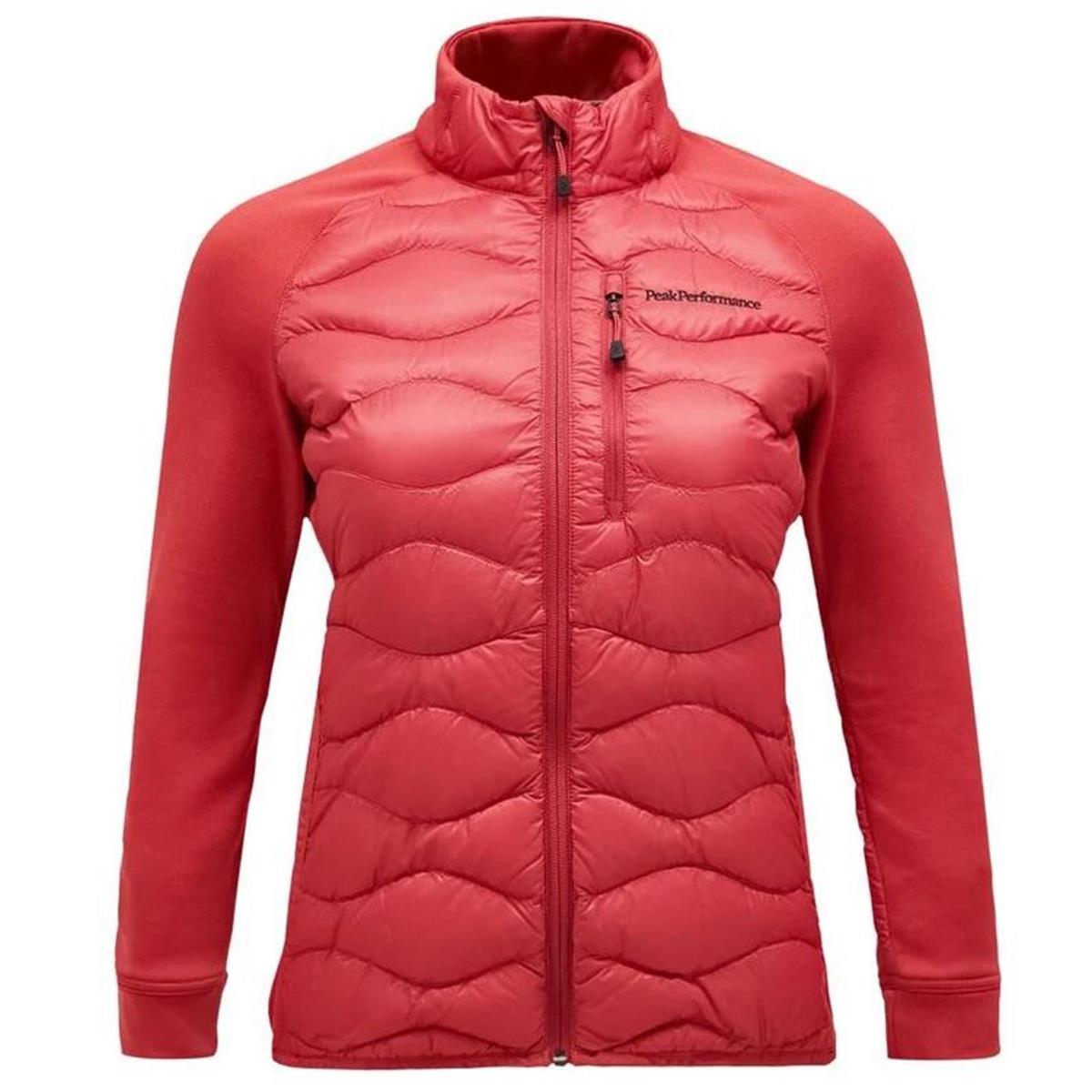 Peak Performance W Helium Down Hybrid Jacket softer red Damen Daunenjacke