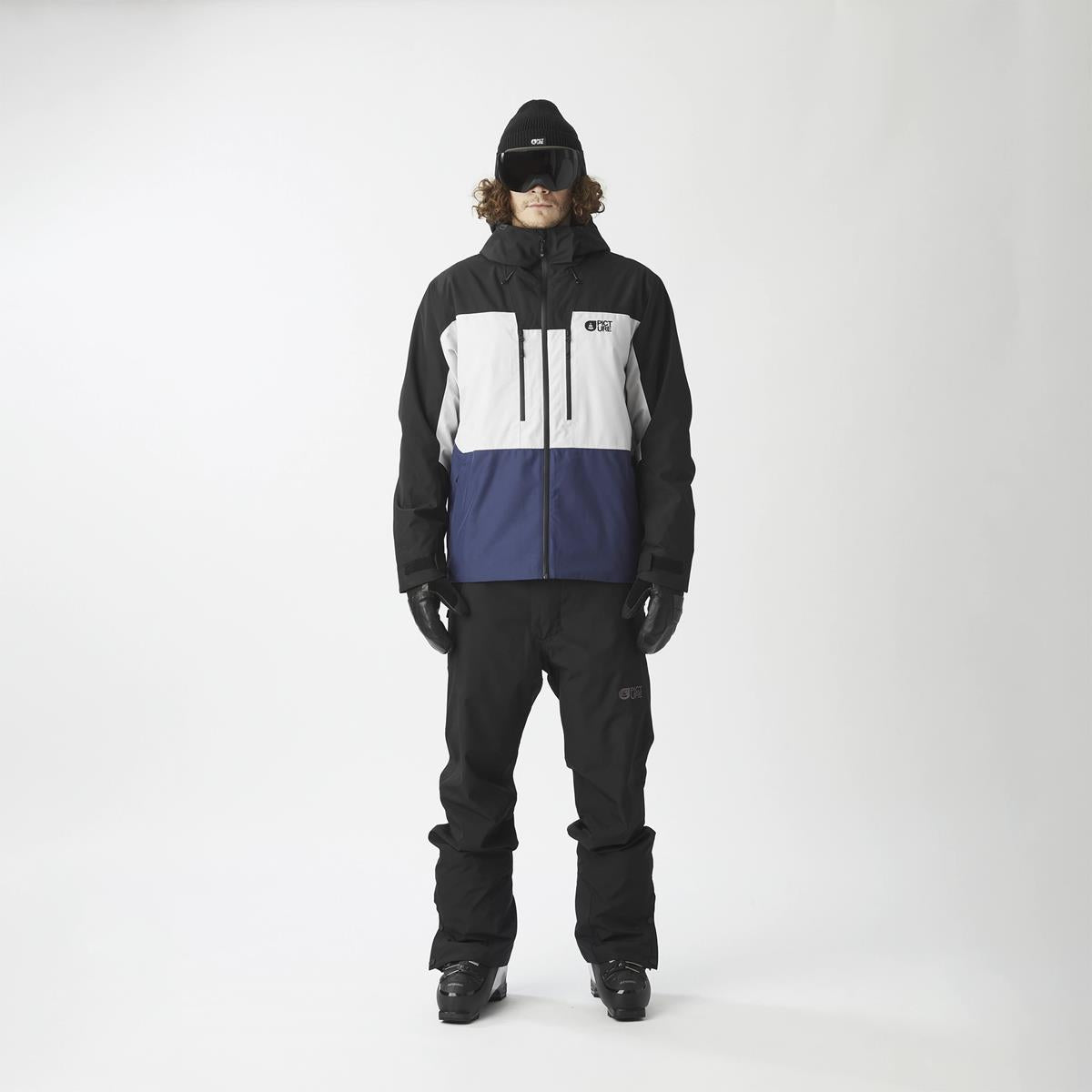 Picture Object Jkt black vapor grey