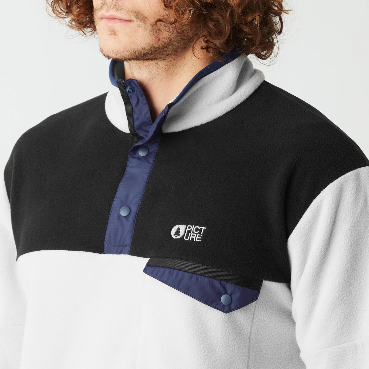 Picture Arcca 1/4 Fleece Men vapor grey