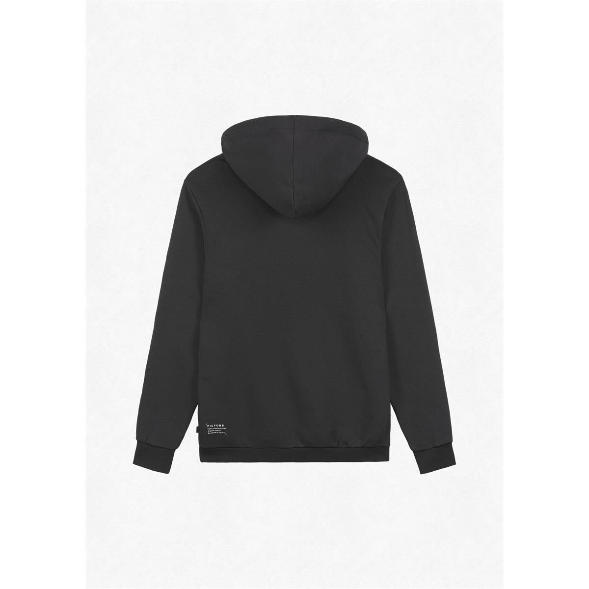 Picture Basement Flock Hoodie black