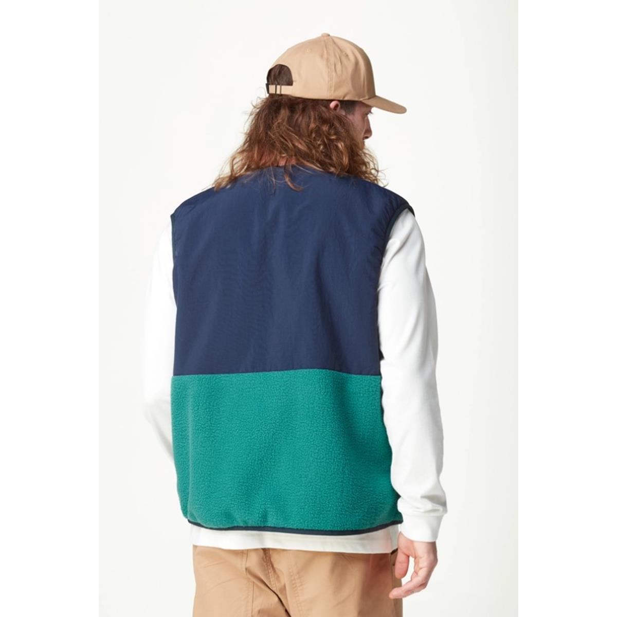 Picture - GALIWIN FLEECE VEST - Brush Print - Herren