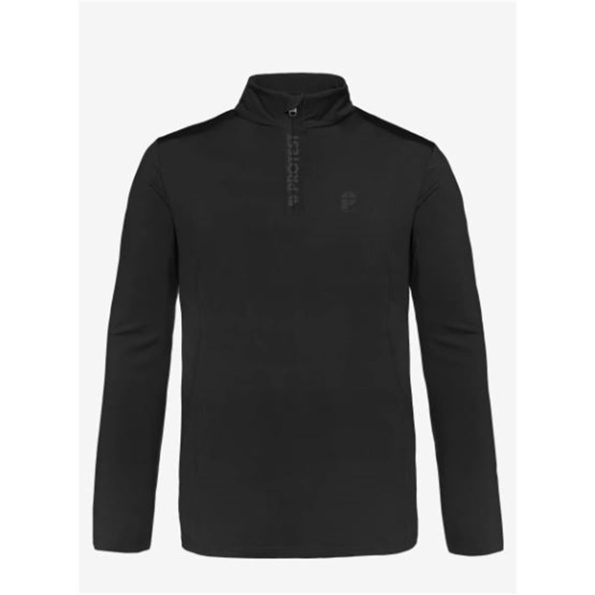 Protest Will 1/4 Zip Top M true black Herren Rolly