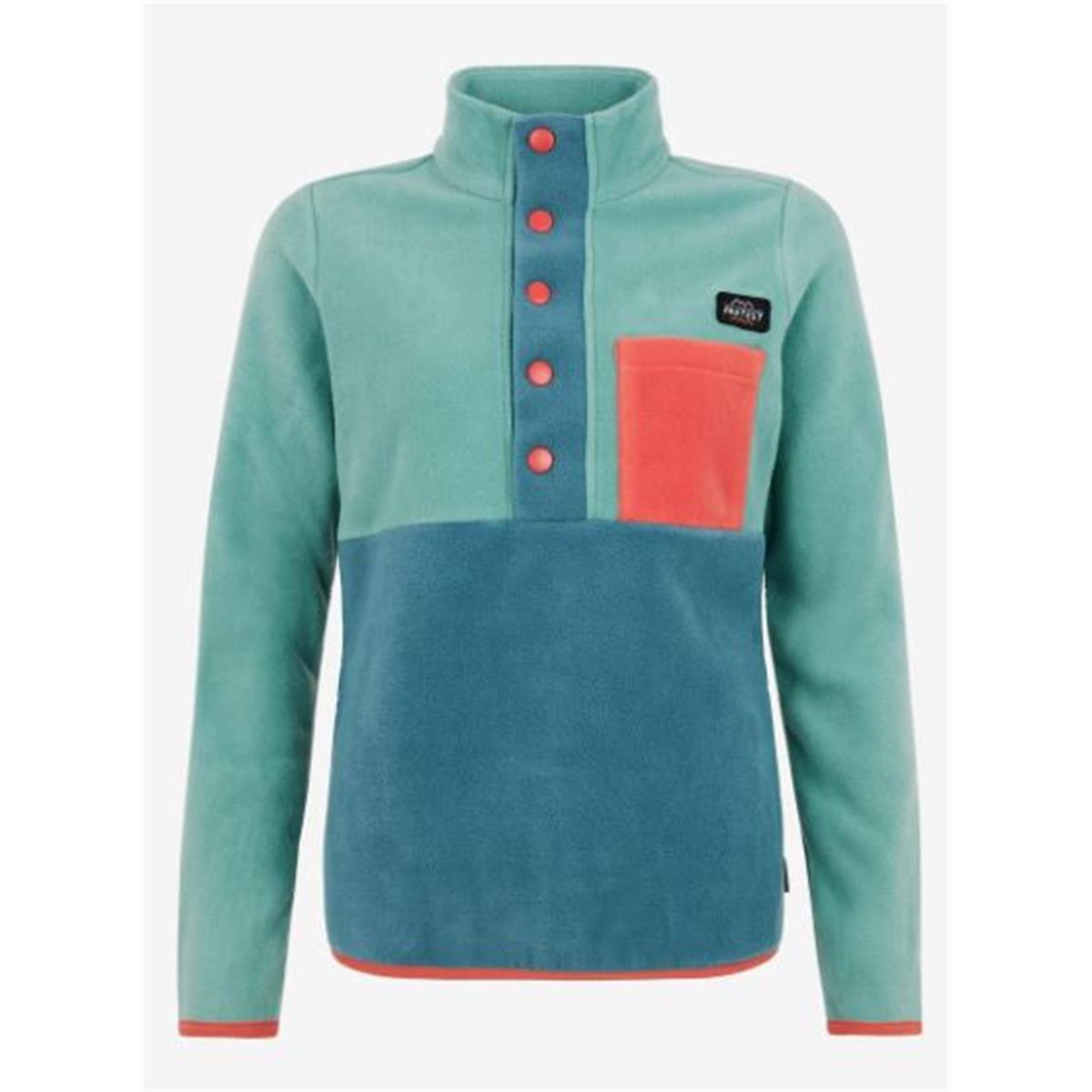 Protest Sesto 1/4 Zip Top jewel blue Damen Pullover