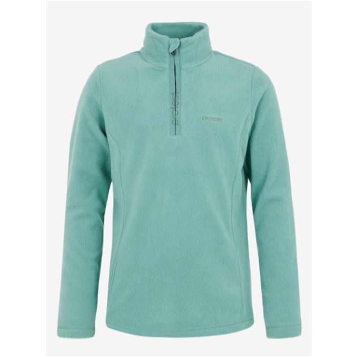 Protest Mutey Jr 1/4 Zip Top crocodile green Kinder Rolly