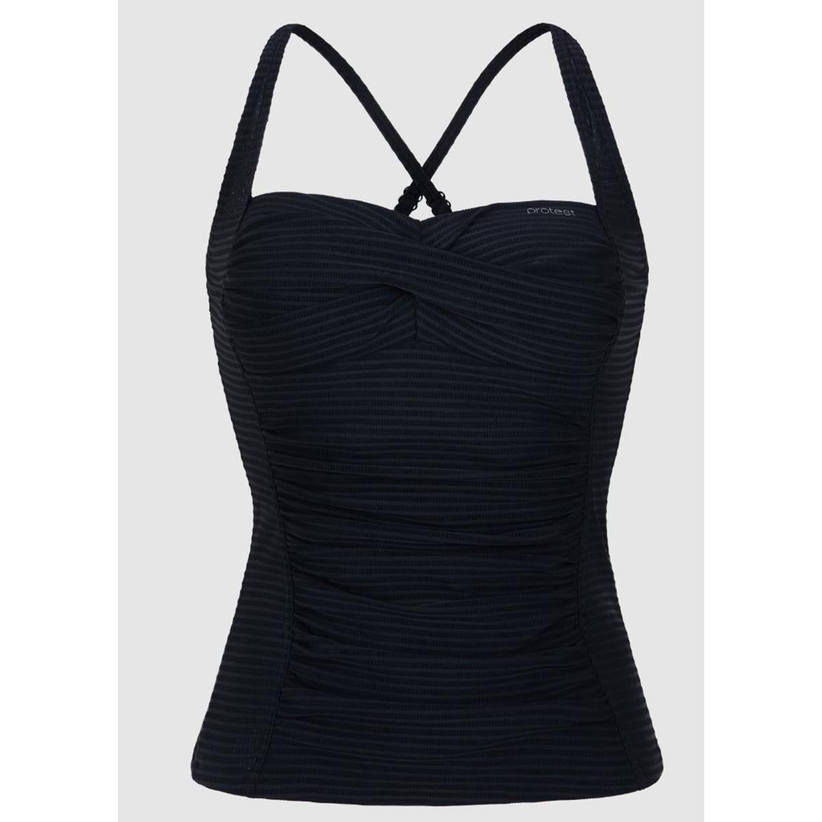Protest MixCamo tankini top C-Cup true black Damen Tankini Oberteil