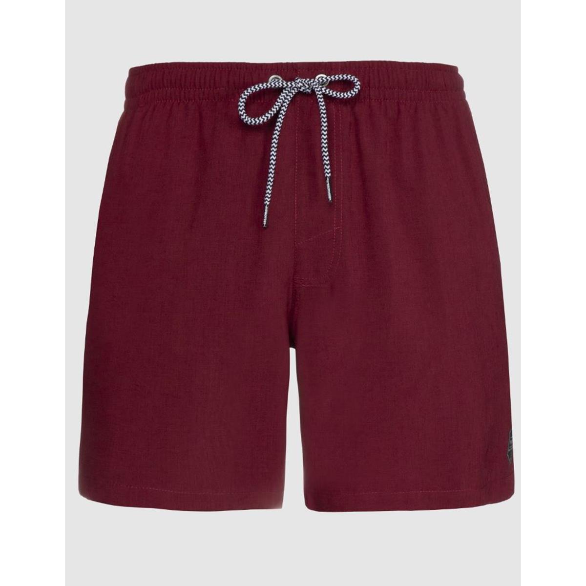 Protest Davey M red sangria Herren Badehose