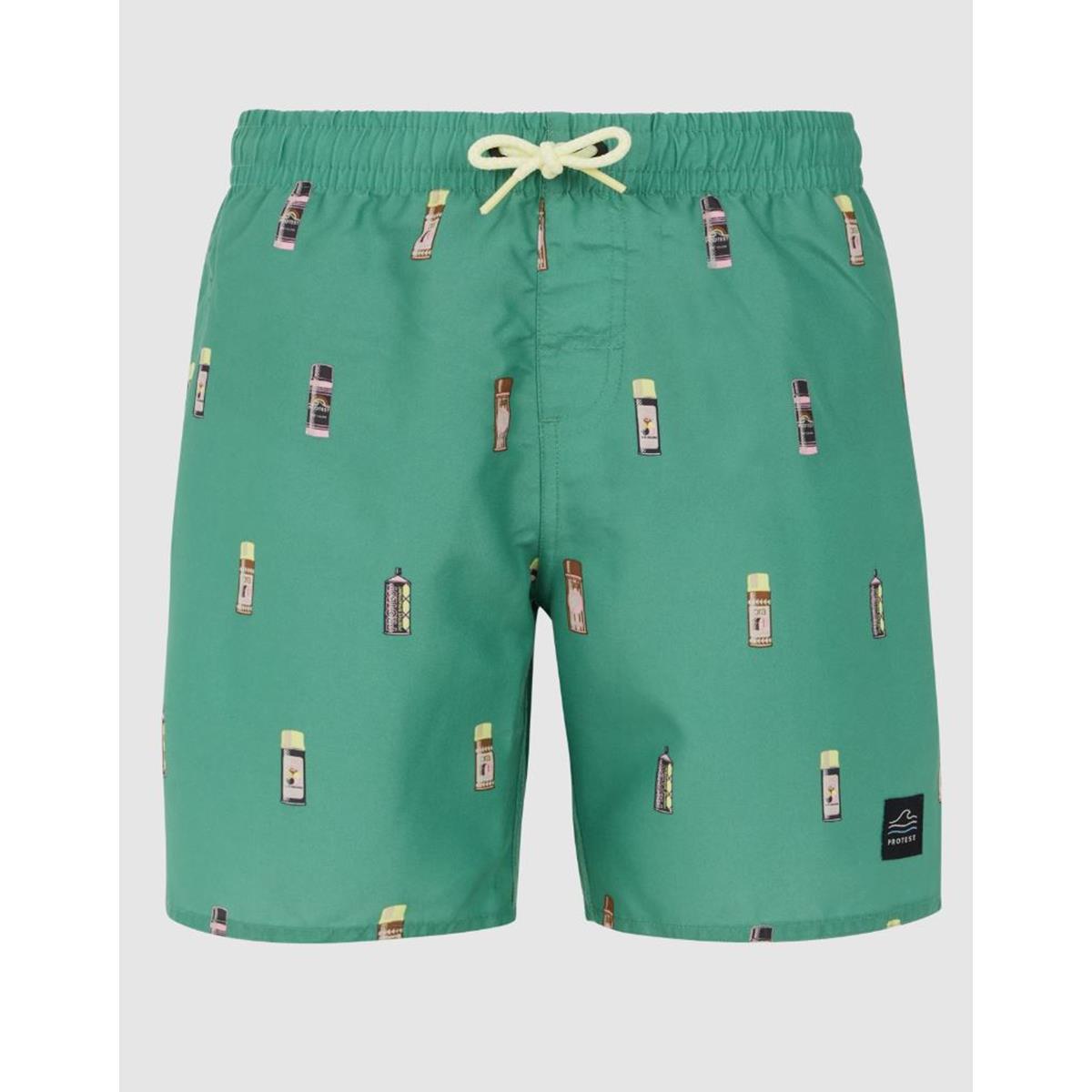 Protest Bitmap Jr frosty green Kinder Badehose