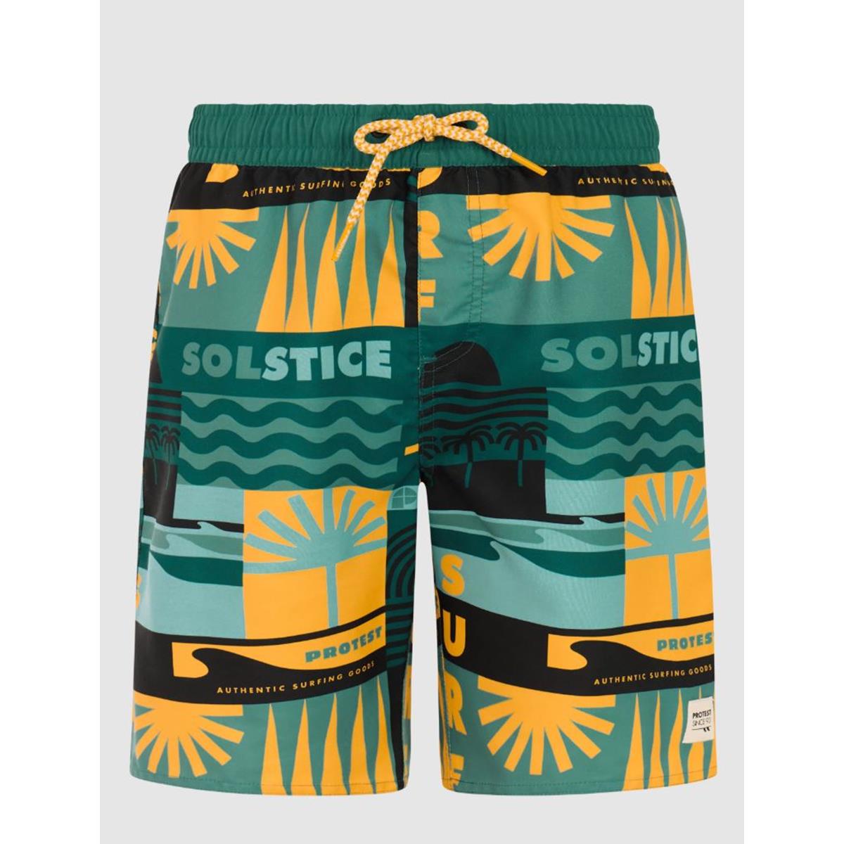 Protest Tonny Jr dark teal Kinder Badeshort