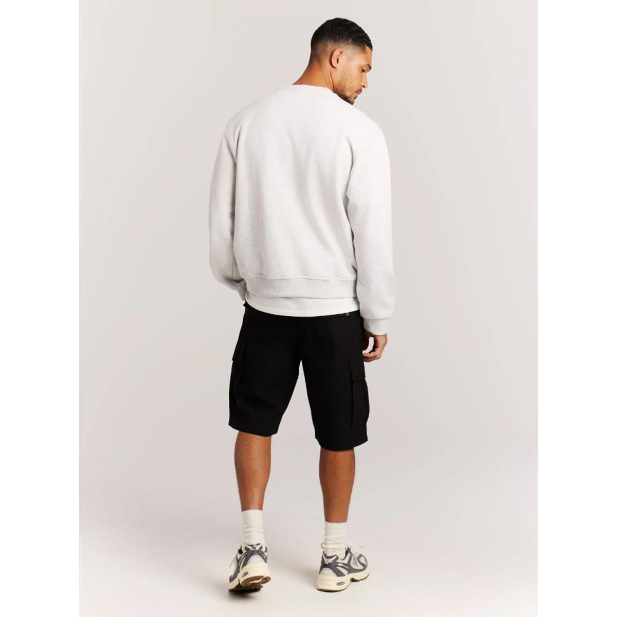 Protest Pidley M white melange Herren Sweatshirt