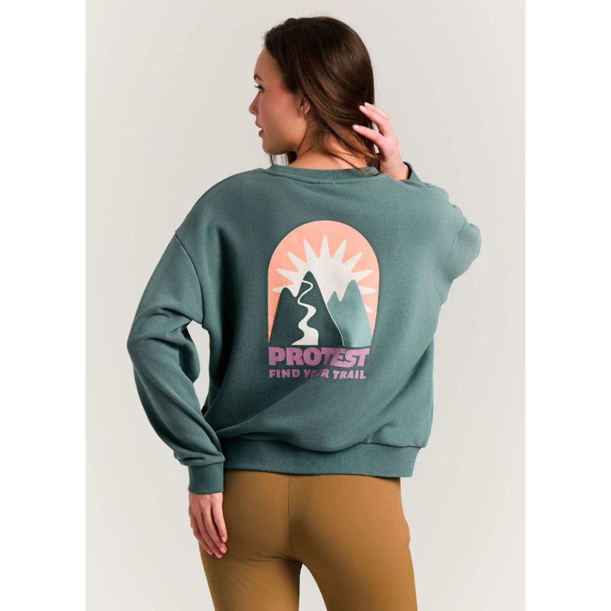 Protest Cover W laurel green Damen Sweatshirt