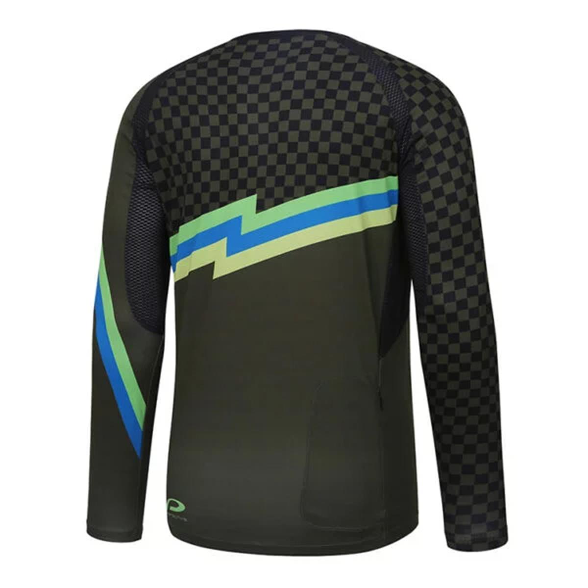 Protective P-King of vert Herren Radtrikot dark olive
