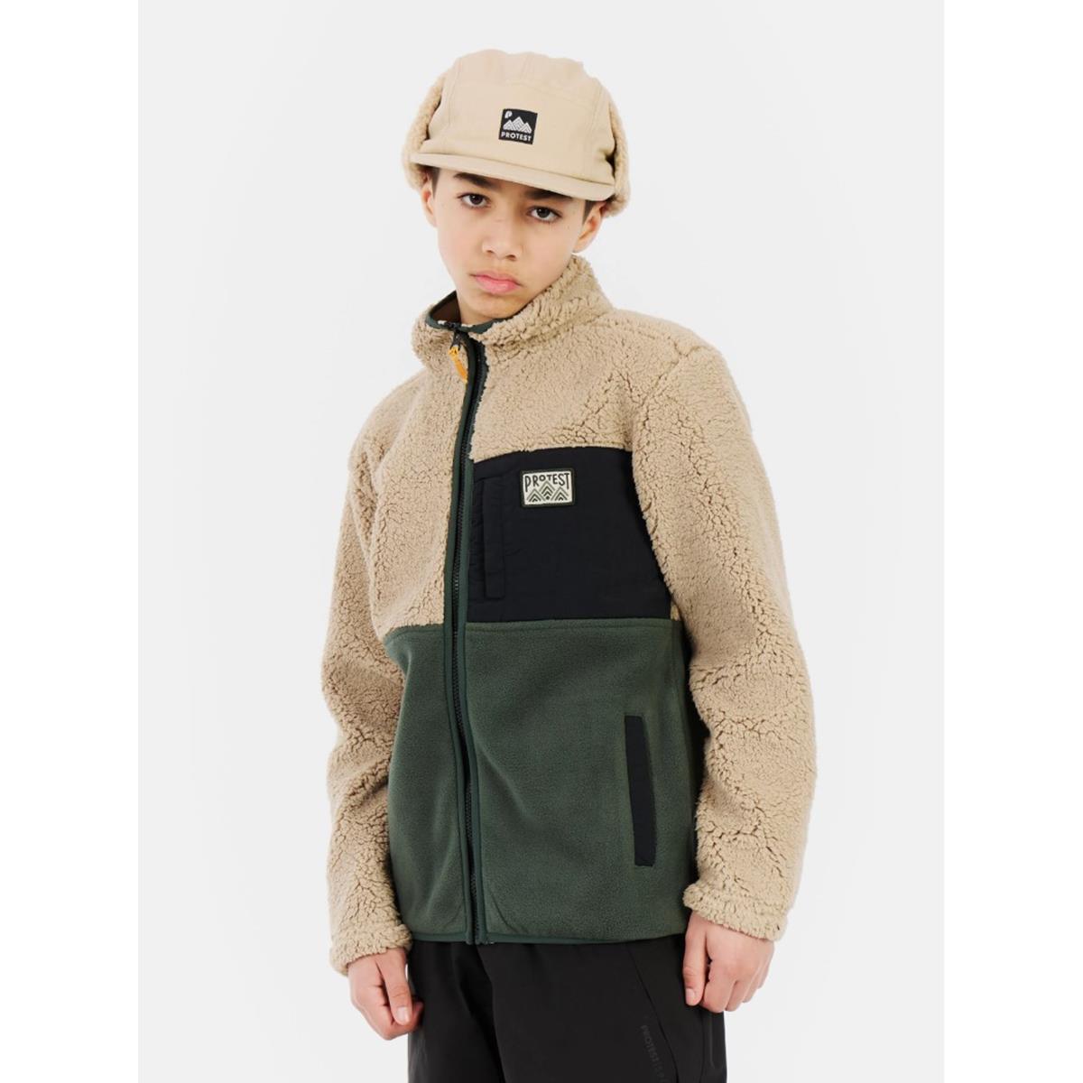 Protest Finley JR Fleecejacke - Bamboo Beige