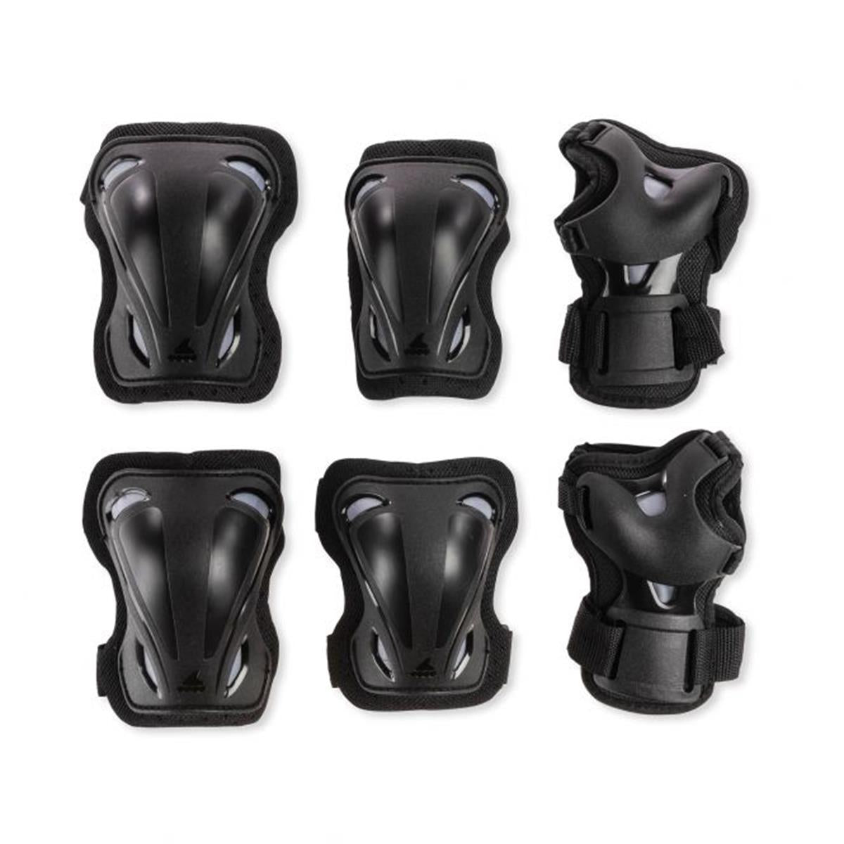 Rollerblade Skate Gear 3 Pack Schoner-Set black Inliner Schutz
