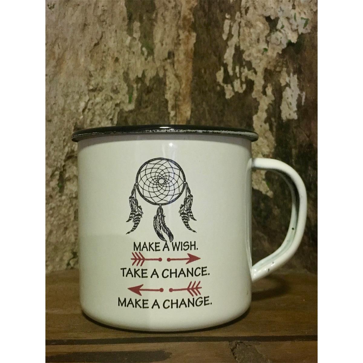 Regio Mugs Make a Wish Take a Chance Make a Change 400ml