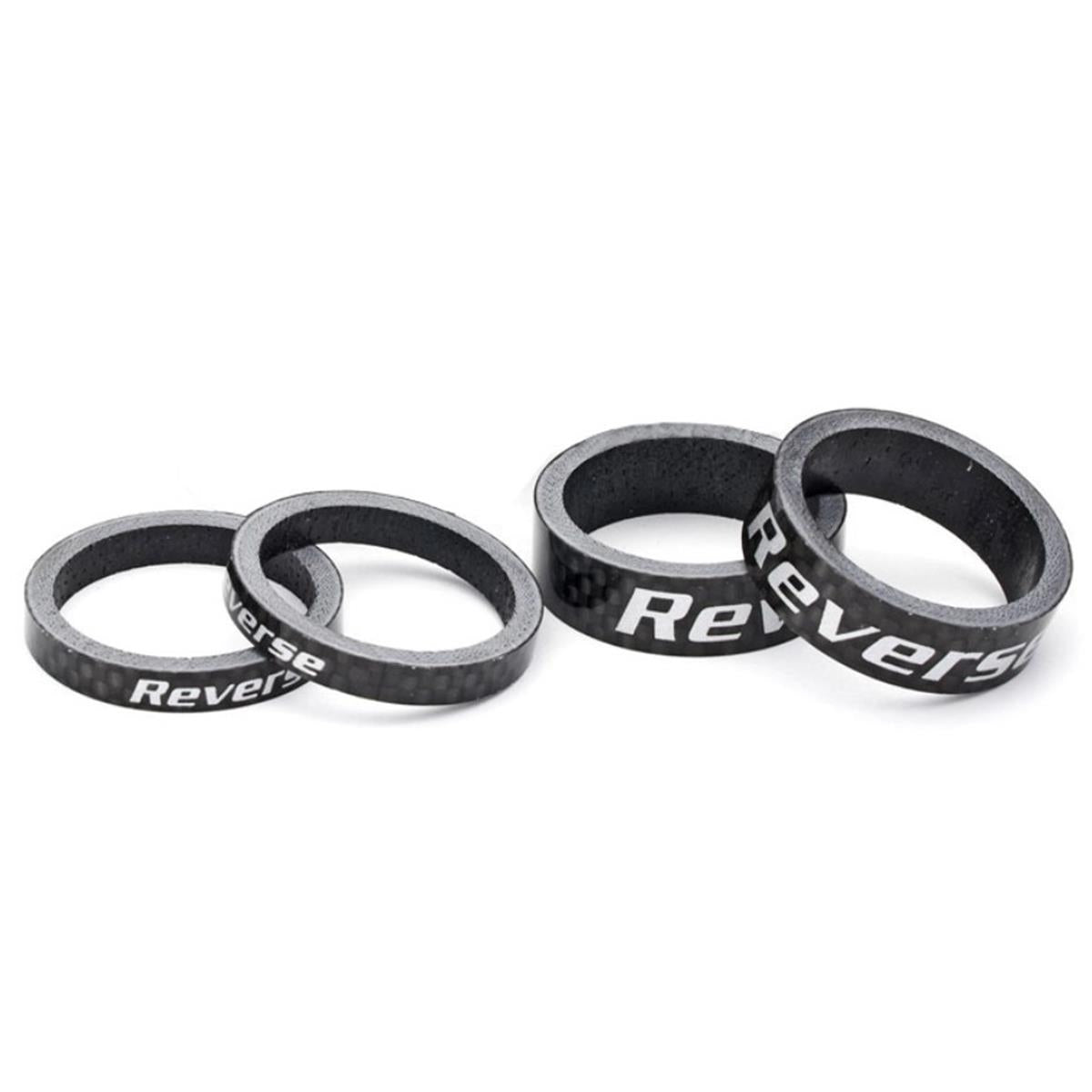 Reverse Spacer Set Carbon 1 1/8"