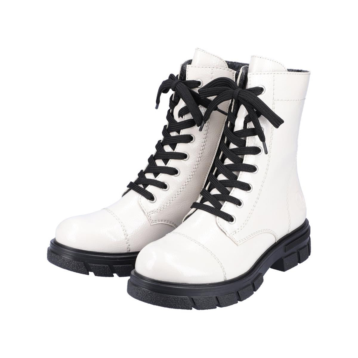Rieker Lagro Biker Boots offwhite