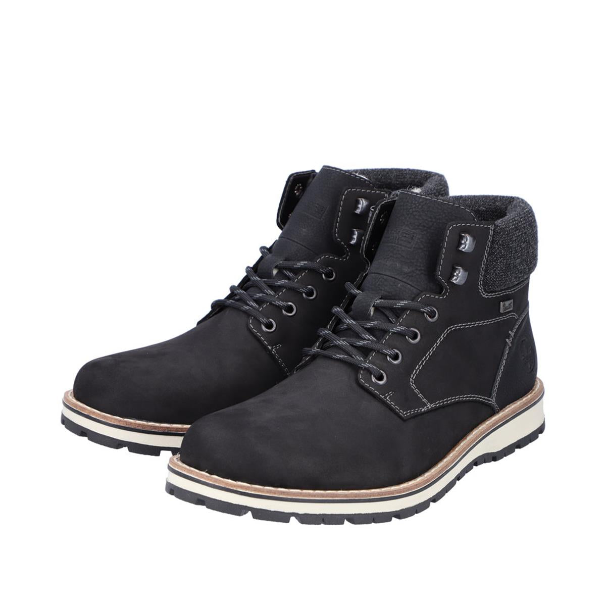 Rieker Bendigo Schnürstiefel schwarz