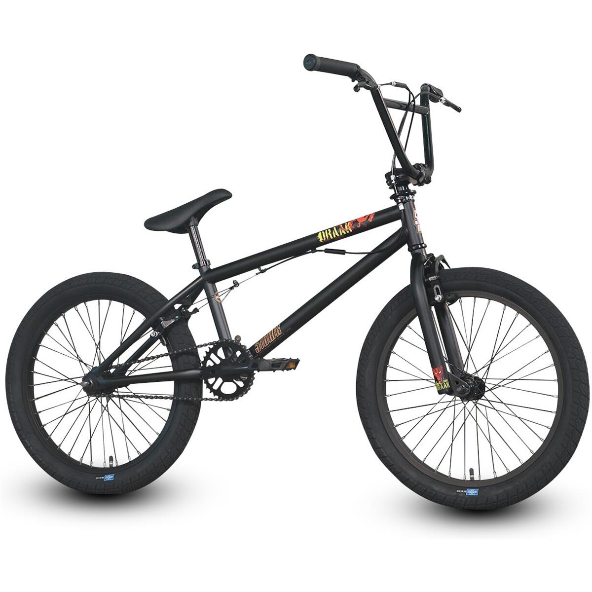 SI BMX FS1 Draak matt schwarz
