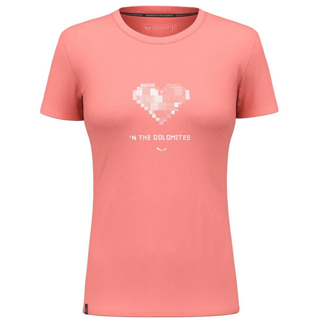 Salewa Pure Heart Dry latana pink Damen T-Shirt