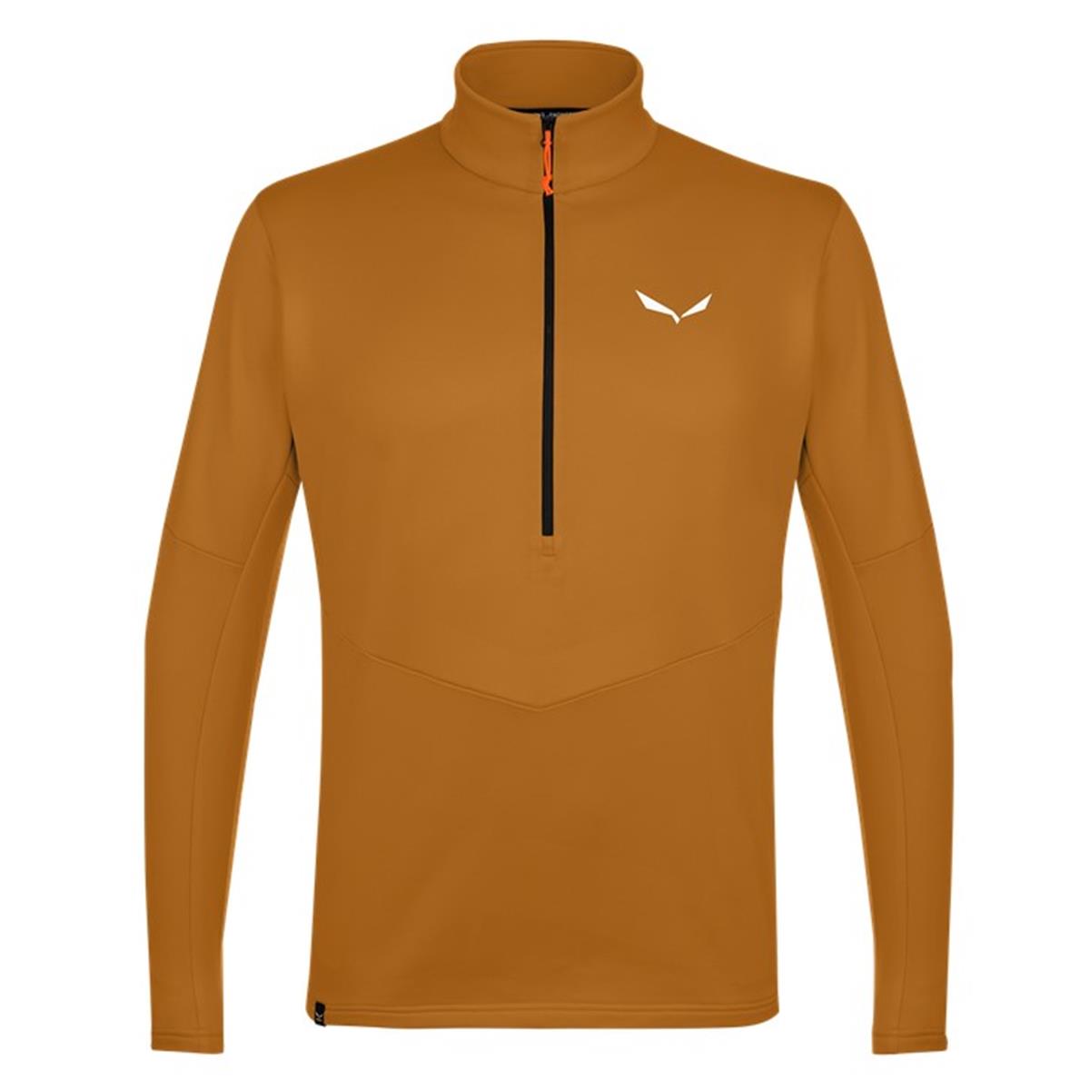 Salewa Puez Polarlite Half Zip Fleece Herren golden brown