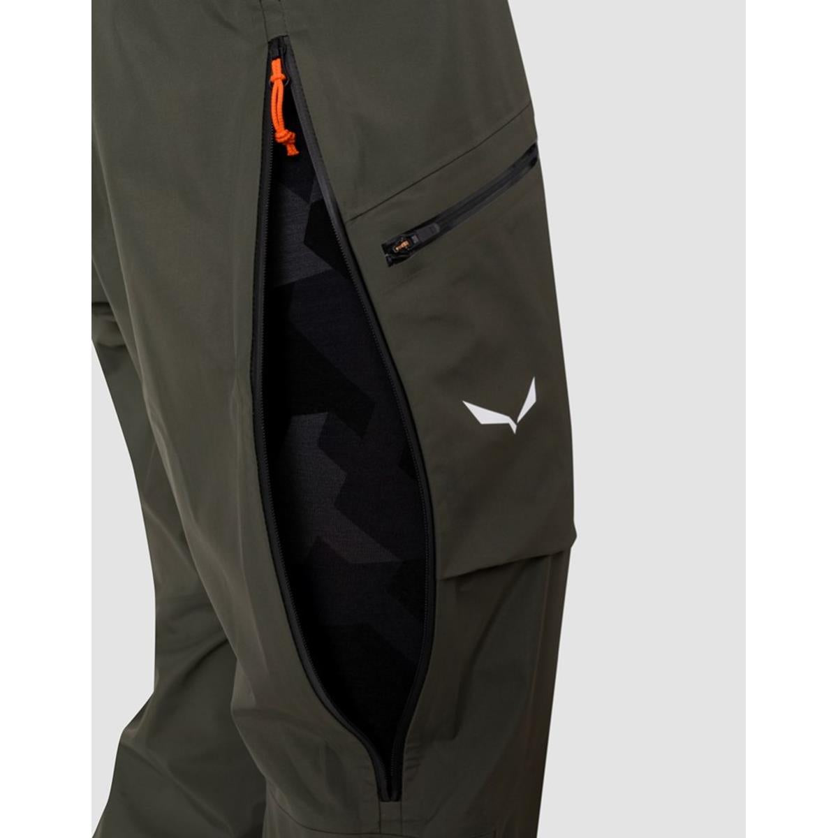 Salewa Sella 3L PTX Pant W dark olive Damen Hardshellhose