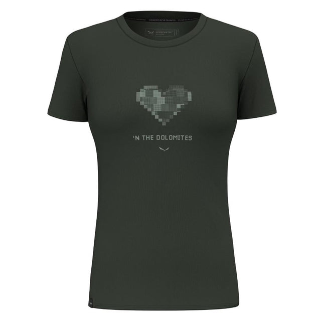 Salewa Pure Heart Dry'Ton T-Shirt Damen dark olive