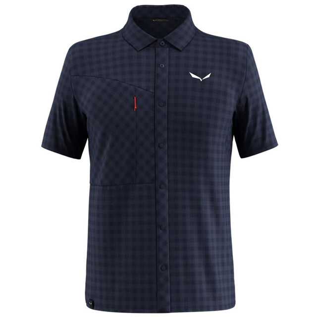 Salewa Puez Dry'Ton Kurzarm Hemd Herren - navy blazer
