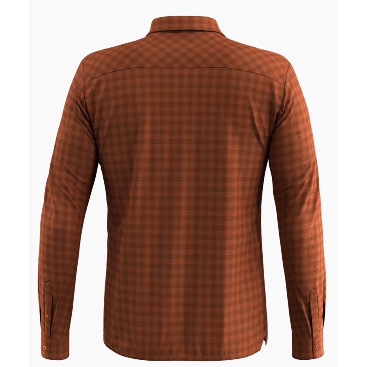 Salewa Puez Dry'Ton Langarm Hemd Herren - bombay brown
