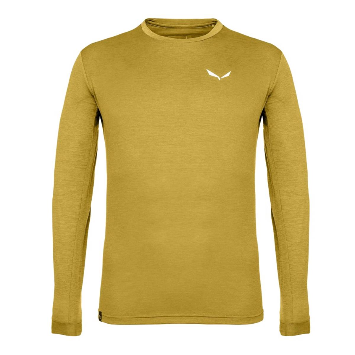 Salewa Puez Melange Dry'Ton Langarmshirt Herren olive oil melange