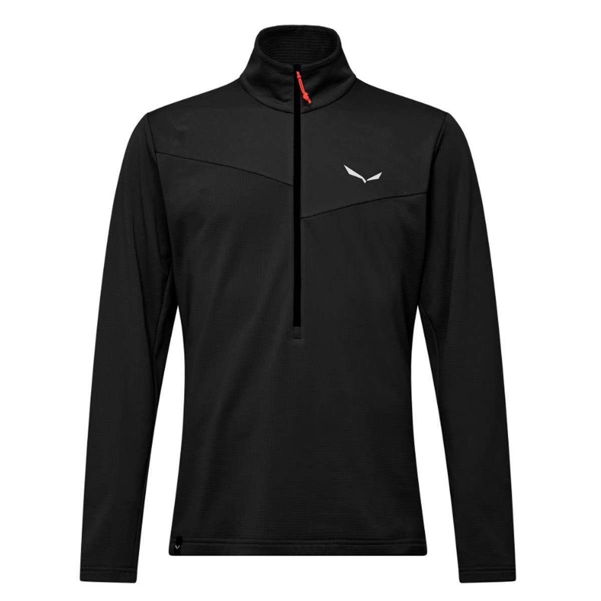 Salewa Puez Cammino Polarlite Half Zip Jacke Herren black out