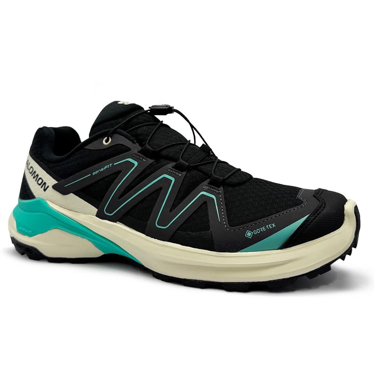 Salomon Examotion GTX W - black/almond milk/waterfallen