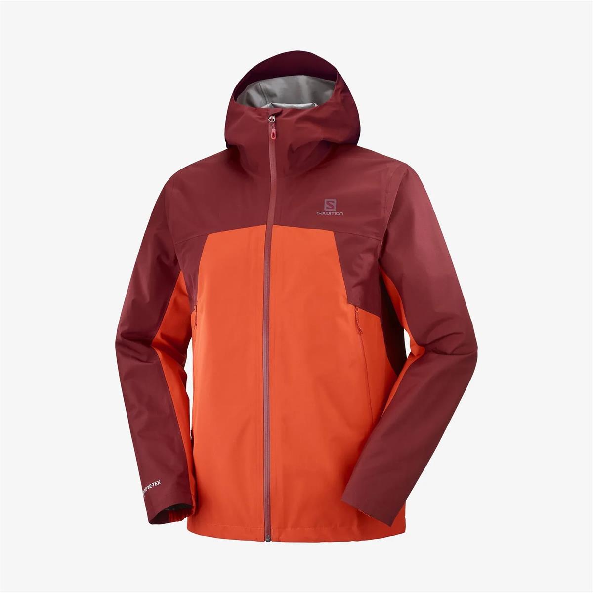 Salomon Outline Gore-Tex 2.5 Layers Shelljacke Fiery Red/ Cabernet
