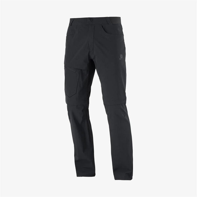 Salomon Wayfarer Zip Off Pants Black