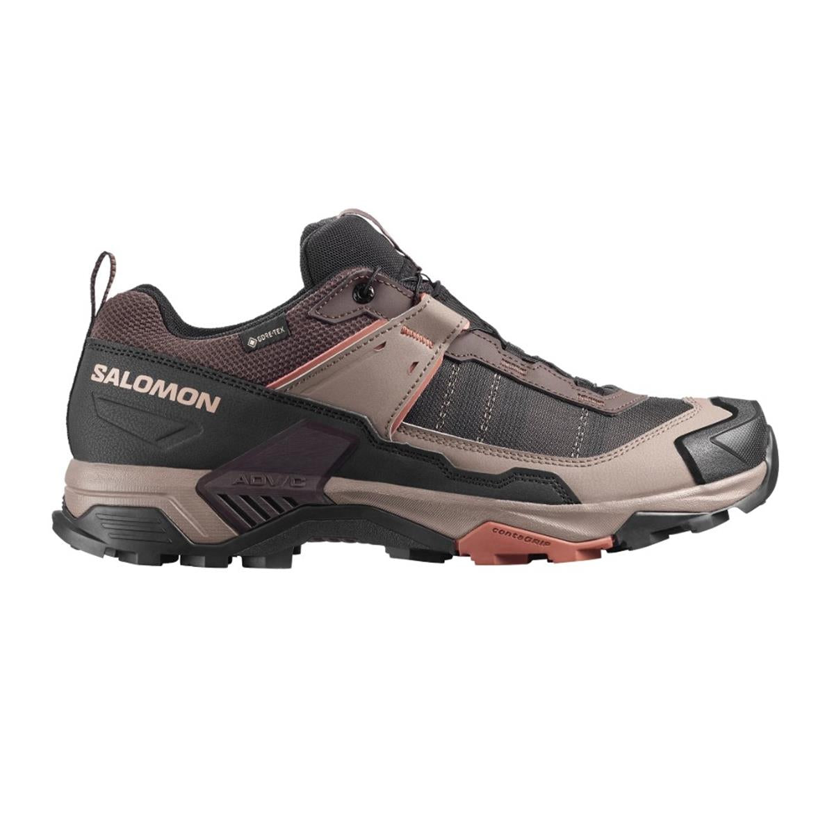 Salomon X Ultra 5 Gore-Tex Wanderschuhe Men black coffee / walnut
