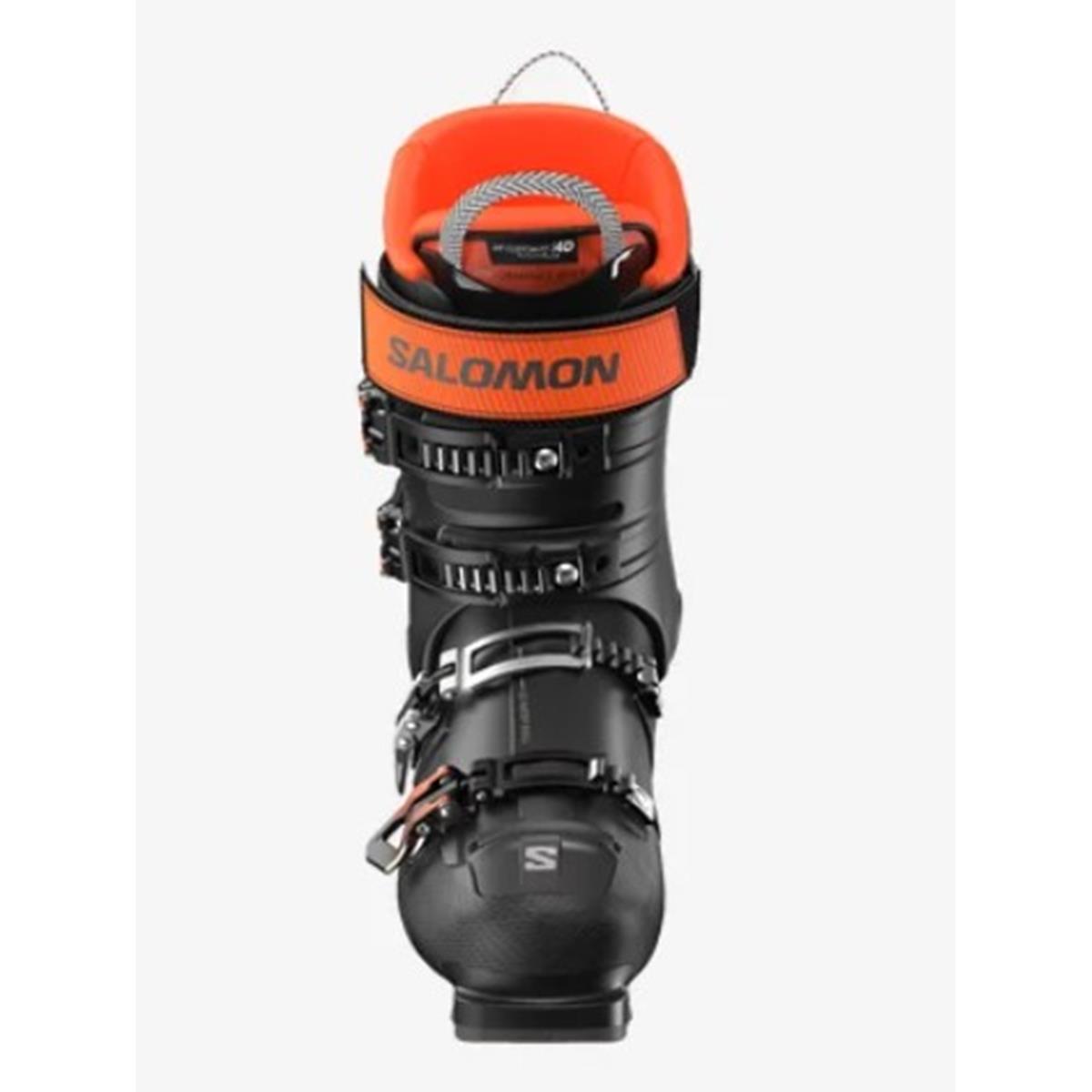 Salomon S Pro Supra 110 All Mountain-Schuhe Herren Black / Dark Grey met. / Orange Tiger