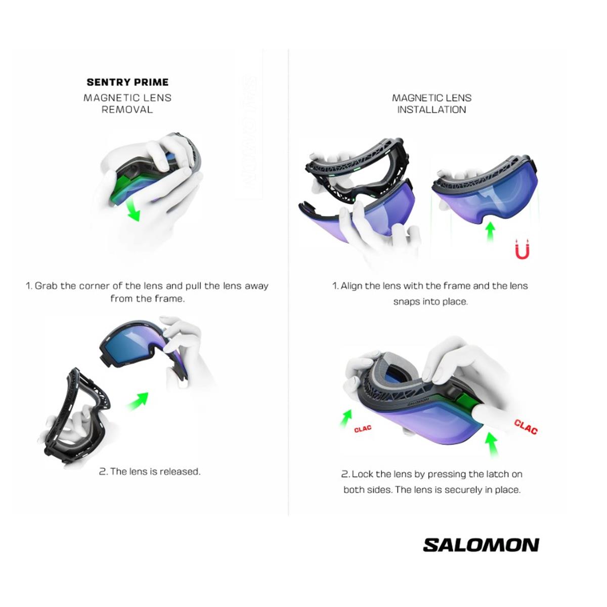 Salomon SENTRY PRIME SIGMA PHOTOCHROMIC (and EXTRA LENS) Skibrille Unisex