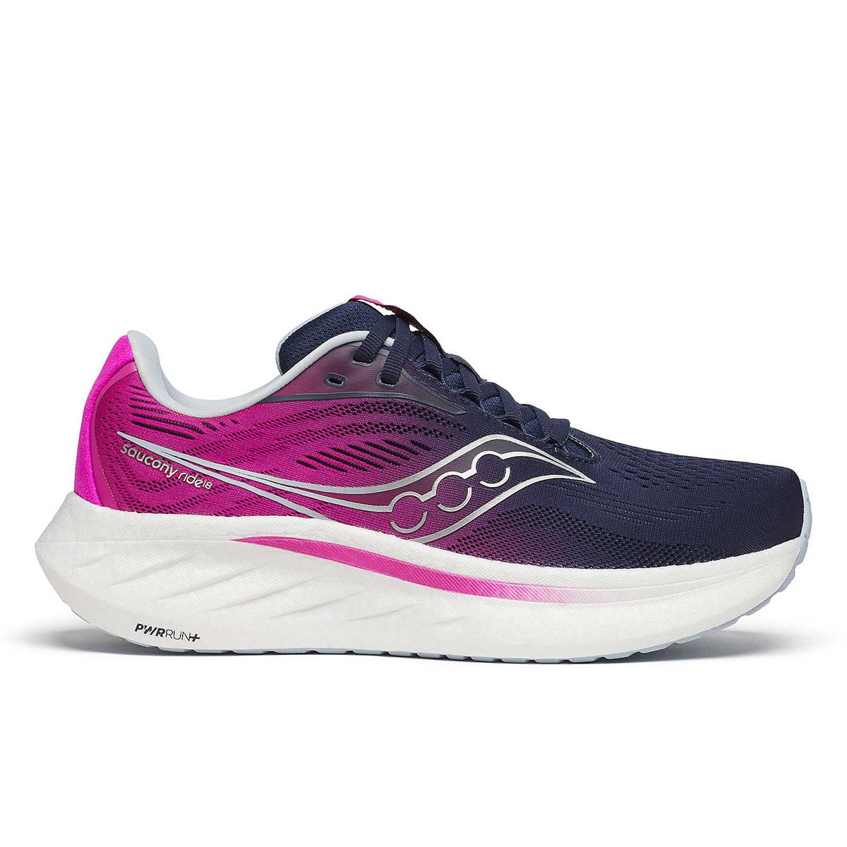 Saucony Ride 18 Women navy fuchsia