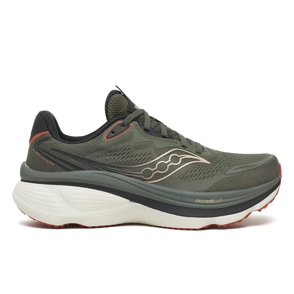 Saucony Hurricane 26 Men fatigue black
