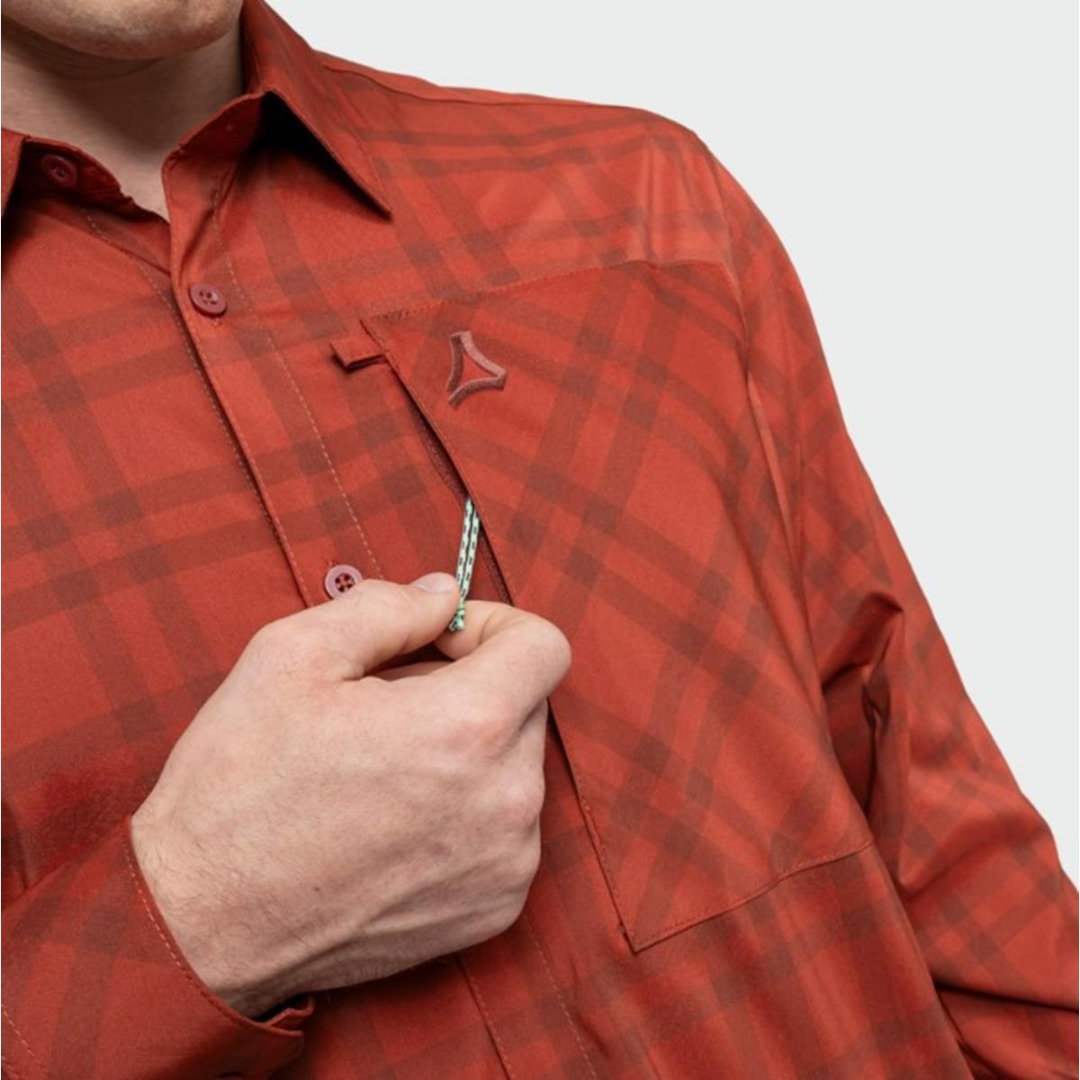 Schöffel Shirts Fraris dark crabapple Herren Hemd