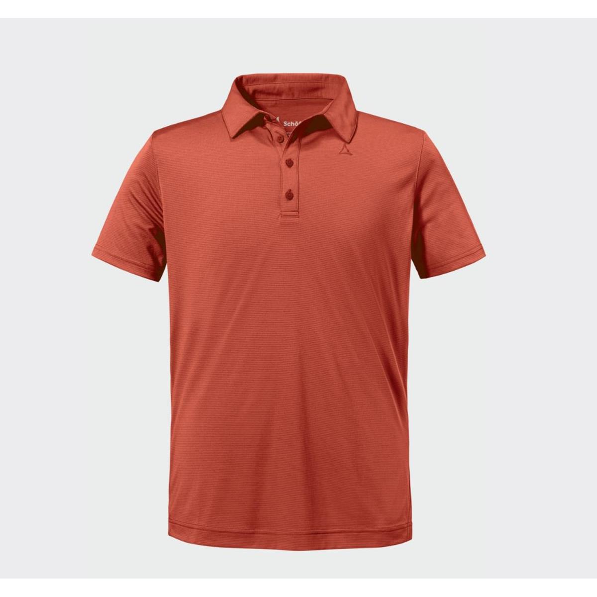 Schöffel CIRC Polo Shirt Tauron M dark crabapple Herren T-Shirt