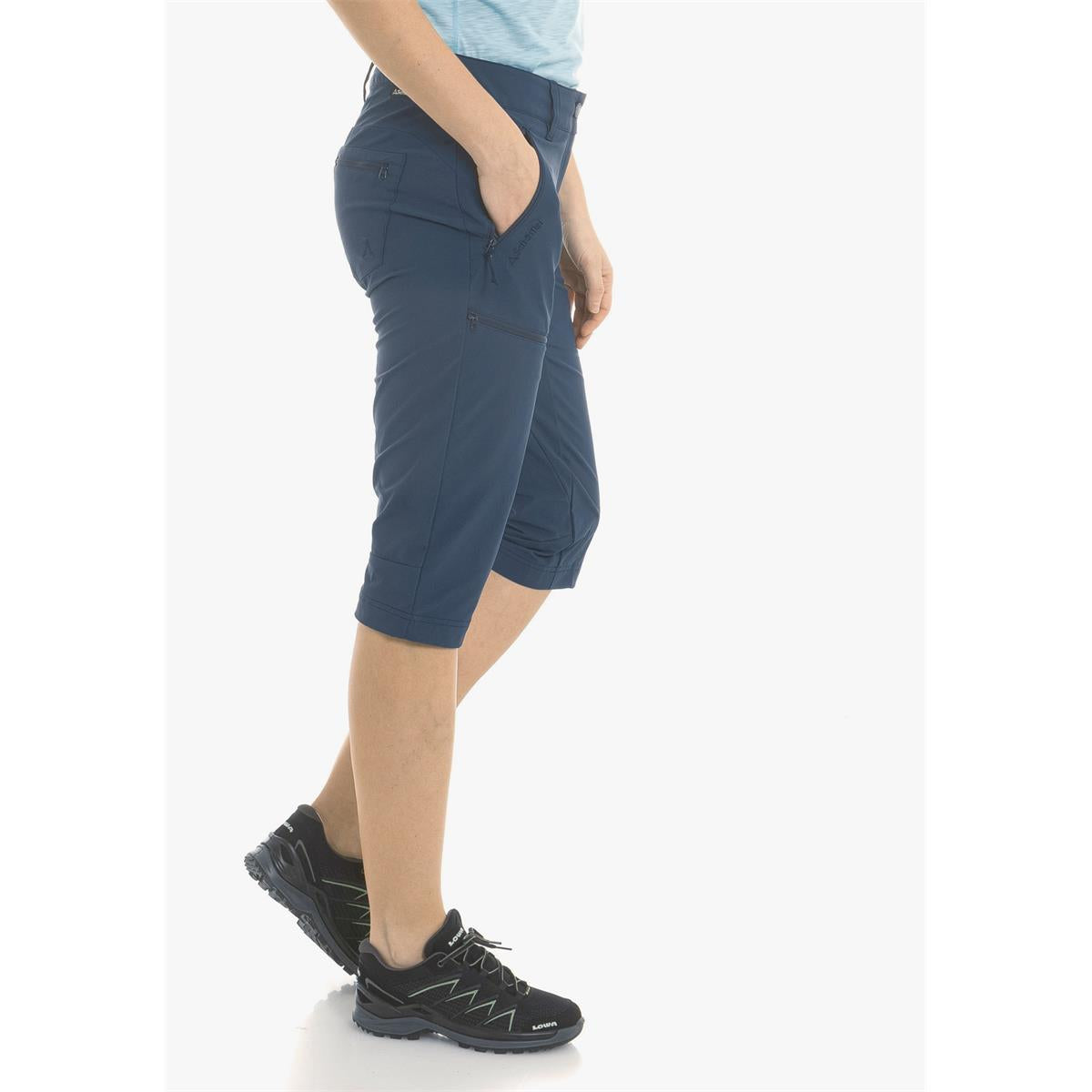 Schöffel Caracas 2 L dress blues Damen Capri 3/4 Trekkinghose