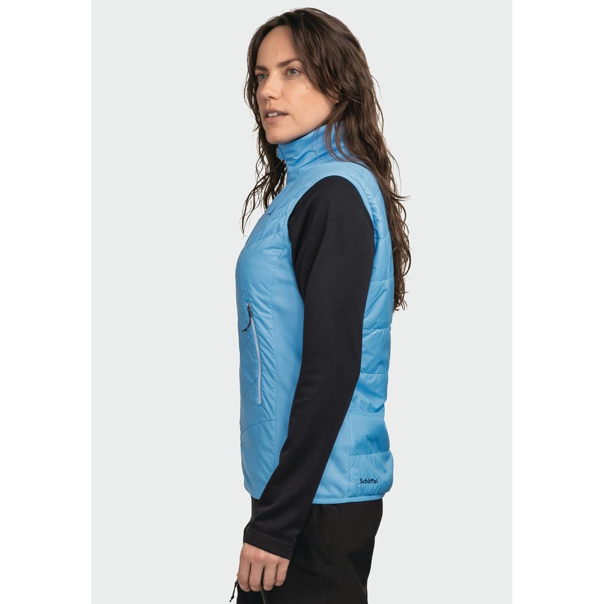 Schöffel Damen winddichte Hybridweste zum Wandern Cascata Electric Sky