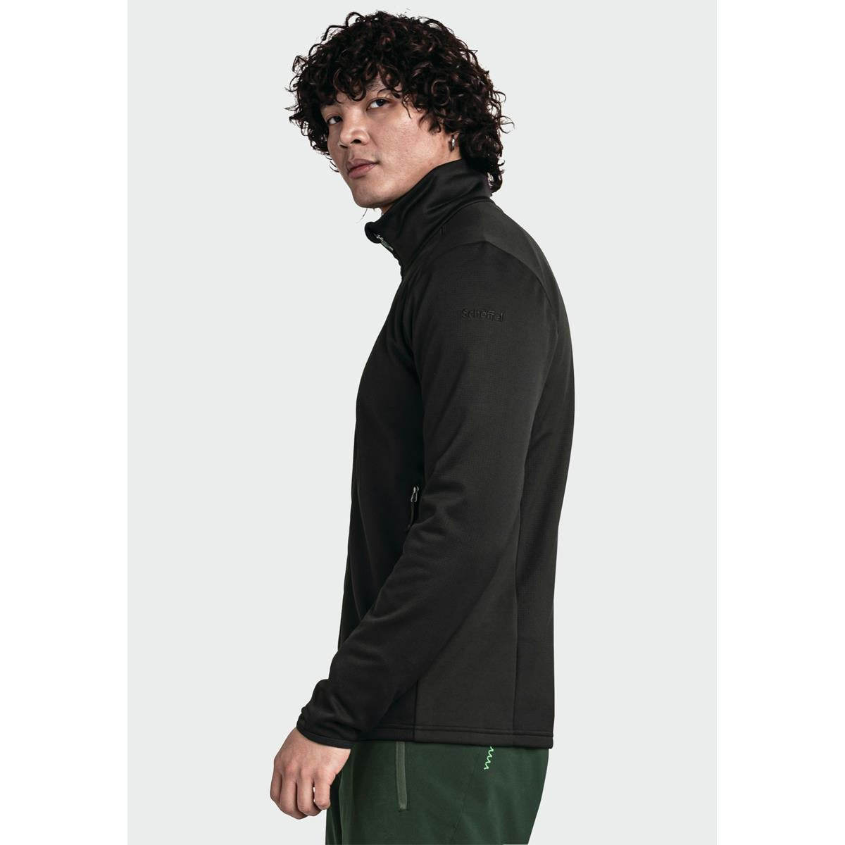 Schöffel Herren schnell trocknende Fleece Jacke Milagle Schwarz