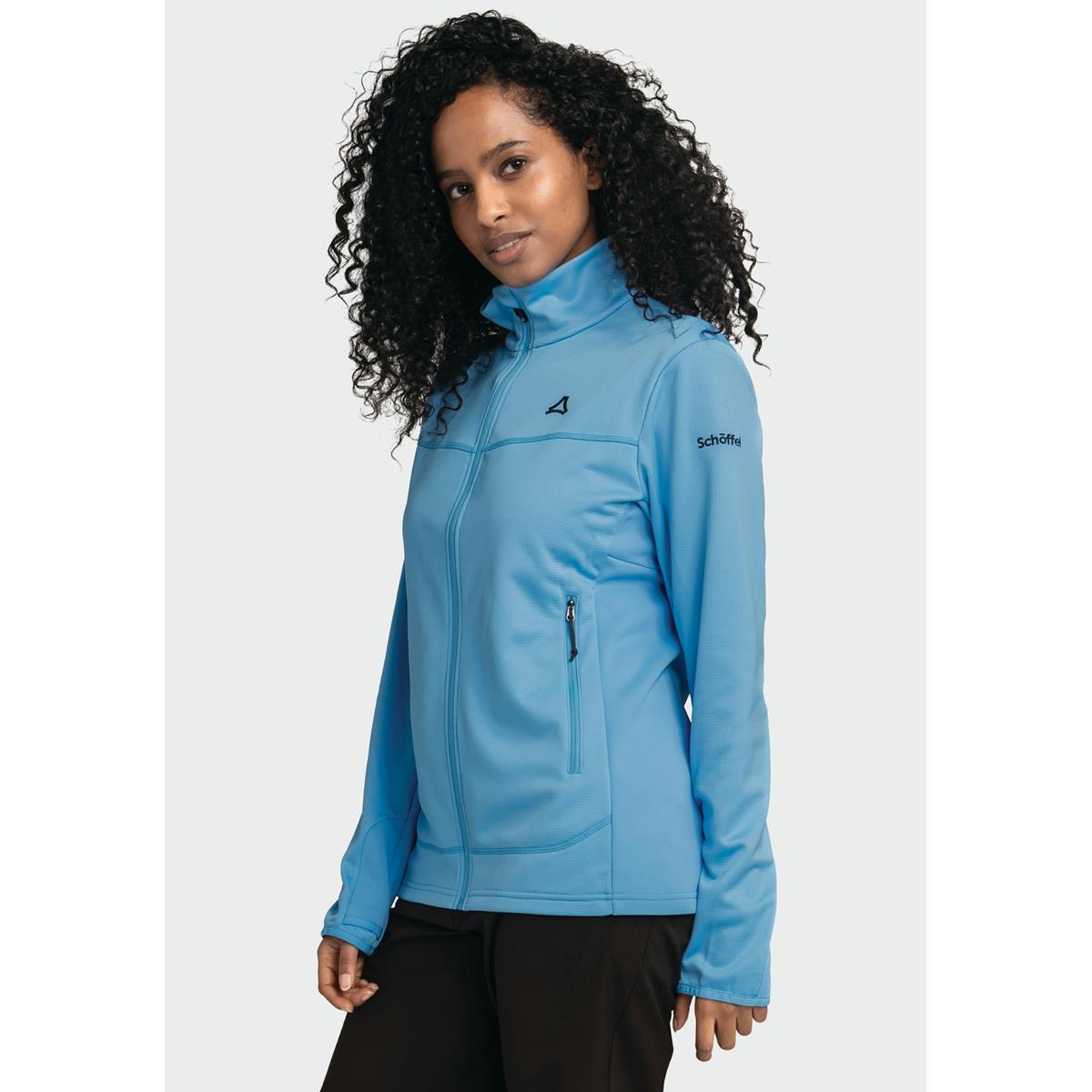 Schöffel Damen Schnell trocknende Fleece Jacke Milagle Electric Sky