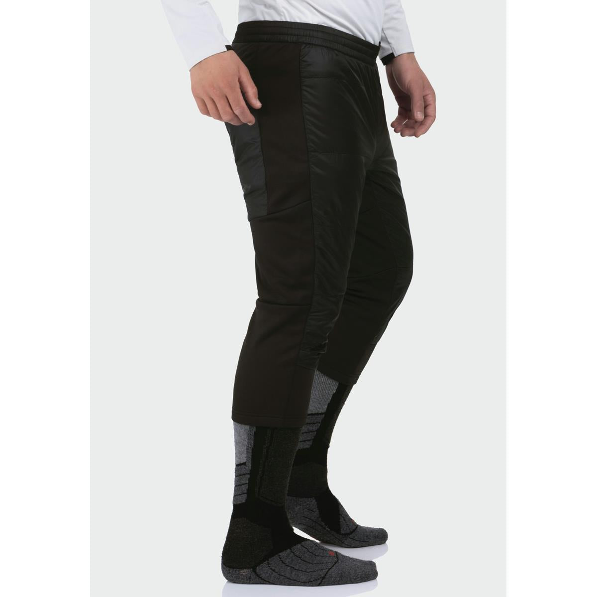 Schöffel Herren Ski 3/4 Hybridhose für wärmendes Layering Lufillo Schwarz