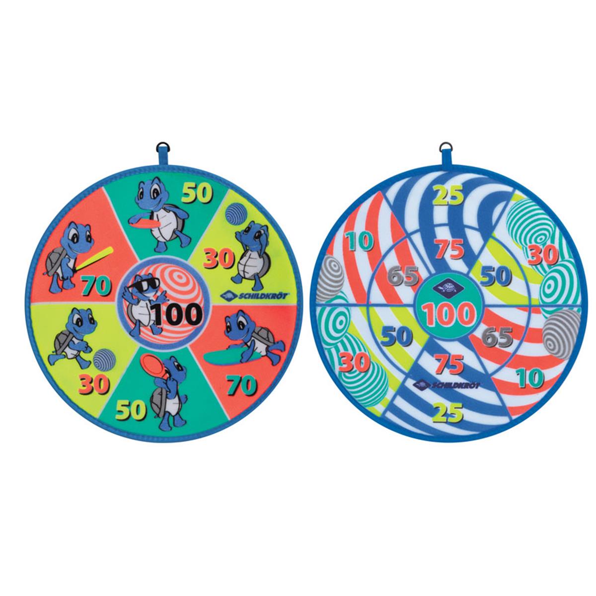 Schildkröt Soft Dart Set, Klett-Dartscheibe mit 2x3 Bällen