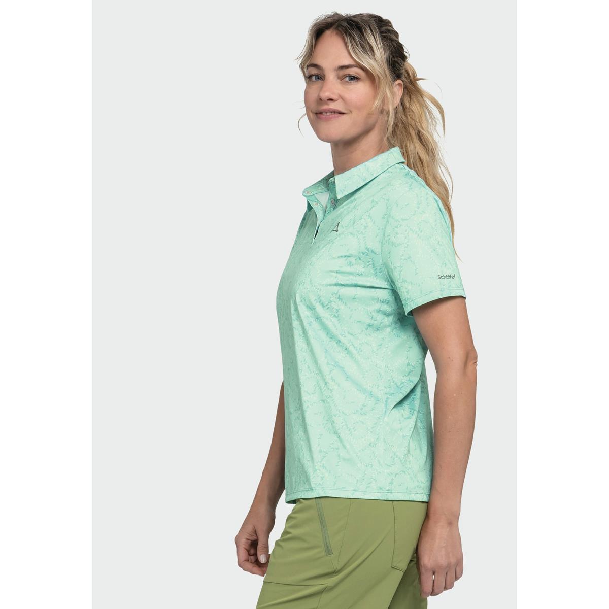 Schöffel Damen Hiking Polo Shirt Style Todra Botanical Sky