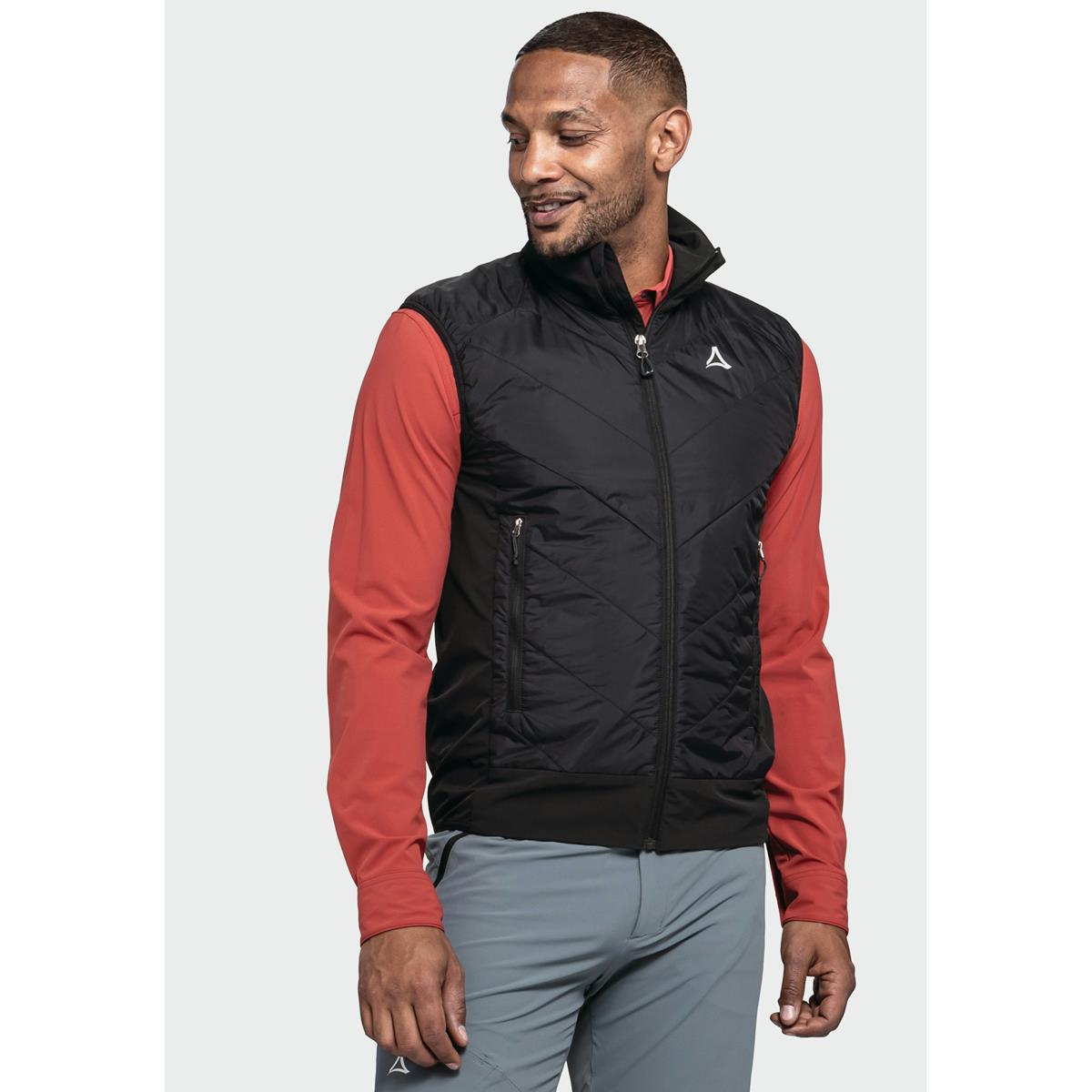 Schöffel Herren Hiking Hybrid Vest Style Blaueis Schwarz